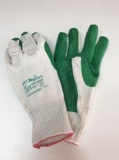 Rękawice lateks zielone super 1