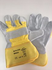 Rękawice skóra żółte RINGO 1